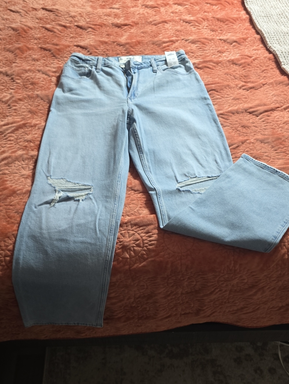 Light Blue Hollister Ripped Women's Jeans